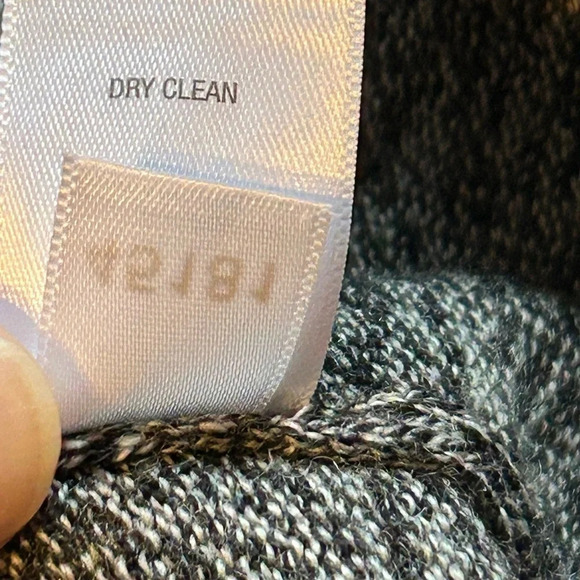 GARNET HILL 100% Merino Wool Long Sleeve Pullover Gray mockneck Sweater Dress S - Picture 4 of 8